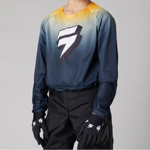 Shift Youth White Label Dume Motocross Jersey M